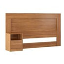 Cabeceira Box Casal Demobile London com Mesa Branco