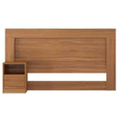 Cabeceira Box Casal Demobile London com Mesa Branco
