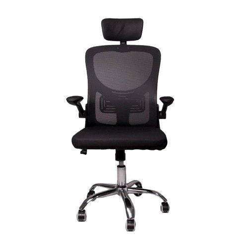 Cadeira De Escritório Efa Working Preta Cor Preto Material Do Estofamento Mesh